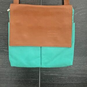 Vera Pelle Italian Leather Flat Bag